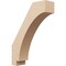 Ekena Millwork 5-inch W x 18-inch D x 24-inch H Imperial Rough Cedar Woodgrain TimberThane Knee Brace, Primed BRCUR05X18X24IMPRCPR - alternate 1